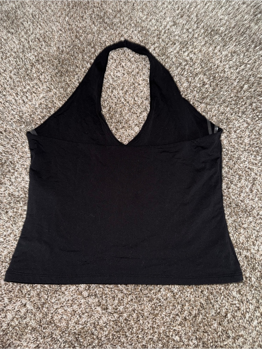 PINK Victoria's Secret Black Halter Tank Top